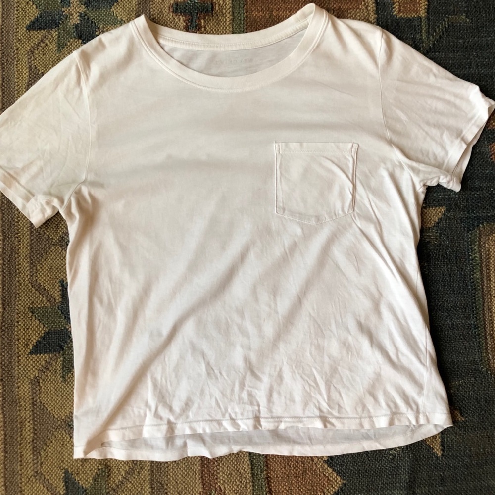 Everlane Pocket Crop Tee